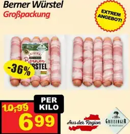 Wurstico Berner Würstel Groẞpackung Angebot