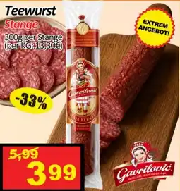 Wurstico Teewurst Stange Angebot
