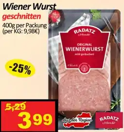Wurstico Wiener Wurst geschnitten Angebot