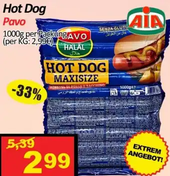 Wurstico Hot Dog Pavo Angebot