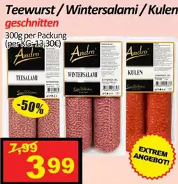 Wurstico Teewurst/Wintersalami/Kulen geschnitten Angebot