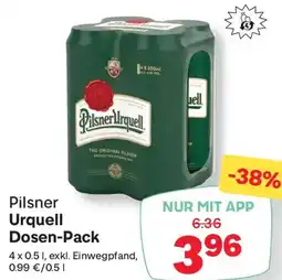 MPreis Pilsner Urquell Dosen-Pack Angebot