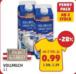 PENNY Vollmilch Angebot