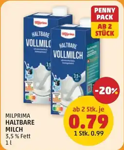 PENNY Milprima haltbare milch Angebot