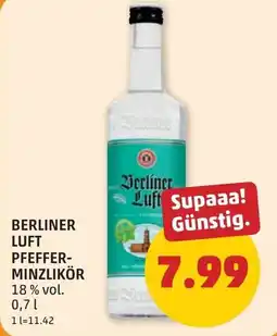 PENNY Berliner luft pfeffer- minzlikör Angebot