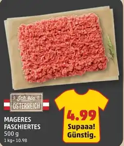 PENNY Mageres faschiertes Angebot