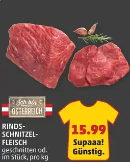 PENNY Rinds- schnitzel- fleisch Angebot