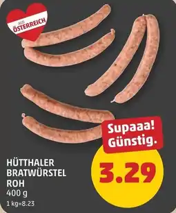 PENNY Hütthaler bratwürstel roh Angebot