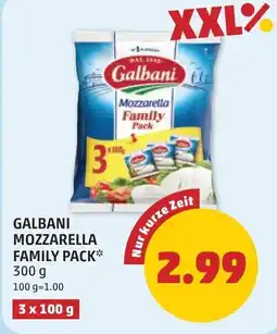 PENNY Galbani mozzarella family pack Angebot