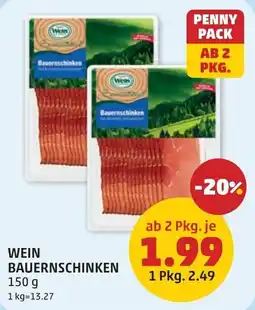 PENNY Wein bauernschinken Angebot