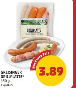 PENNY Greisinger grillplatte Angebot