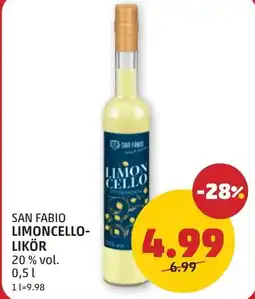 PENNY San fabio limoncello- likör Angebot