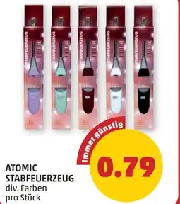 PENNY Atomic stabfeuerzeug Angebot