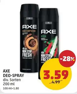 PENNY Axe deo-spray Angebot