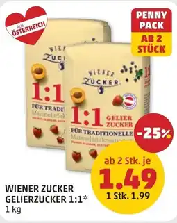 PENNY Wiener zucker gelierzucker 1:1 Angebot