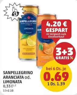 PENNY Sanpellegrino aranciata od. limonata Angebot