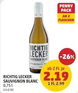 PENNY Richtig lecker sauvignon blanc Angebot