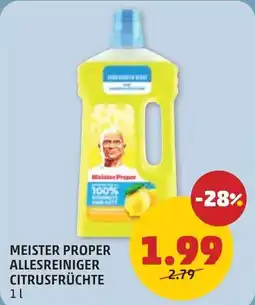 PENNY Meister proper allesreiniger citrusfrüchte Angebot