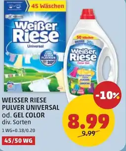 PENNY Weisser riese pulver universal od. gel color Angebot