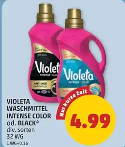 PENNY Violeta waschmittel intense color od. black Angebot