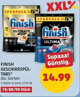 PENNY Finish geschirrspül- tabs Angebot