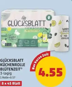 PENNY Glücksblatt küchenrolle blütenzeit Angebot