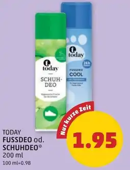 PENNY Today fussdeo od. schuhdeo Angebot