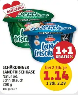 PENNY Schärdinger landfrischkäse Angebot