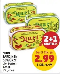 PENNY Nuri sardinen gewürzt Angebot