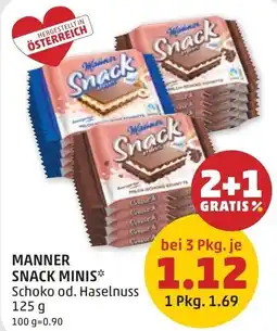 PENNY Manner snack minis Angebot
