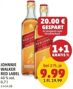 PENNY Johnnie walker red label Angebot