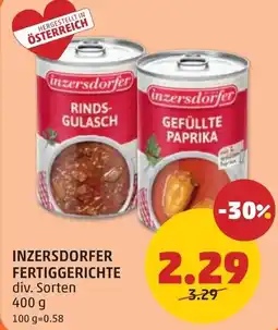PENNY Inzersdorfer fertiggerichte Angebot