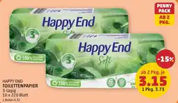PENNY Happy end toilettenpapier Angebot