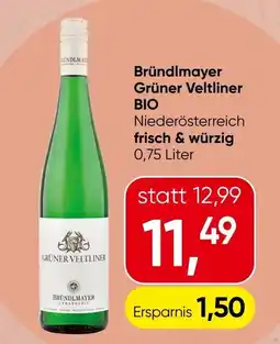 Spar Bründlmayer Grüner Veltliner BIO Angebot