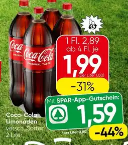 Spar Coca-Cola Limonaden Angebot
