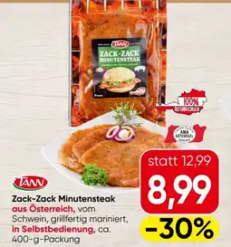 Spar Zack-Zack Minutensteak Angebot