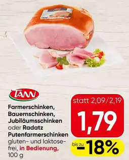 Spar Farmerschinken, bauernschinken, jubiläumsschinken oder radatz putenfarmerschinken Angebot