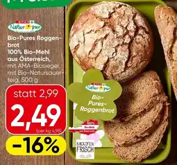 Spar Bio-pures roggen- brot 100% bio-mehl aus österreich Angebot