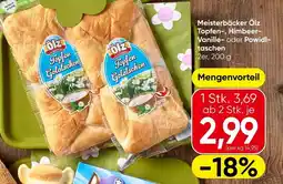 Spar Meisterbäcker Ölz Topfen-, Himbeer- Vanille- oder Powidl- taschen Angebot