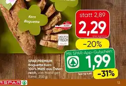 Spar SPAR PREMIUM Baguette Korn Angebot