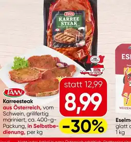 Spar Karreesteak Angebot