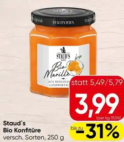 Spar Staud's bio konfitüre Angebot