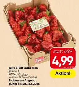 Spar Süße spar erdbeeren Angebot