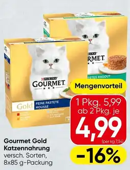 Spar Gourmet gold katzennahrung Angebot