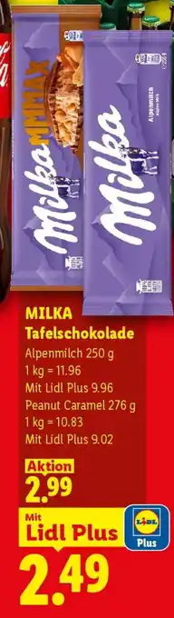 MILKA Tafelschokolade