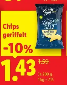 Lidl Chips geriffelt Angebot