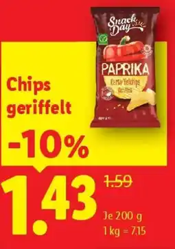 Lidl Chips geriffelt Angebot