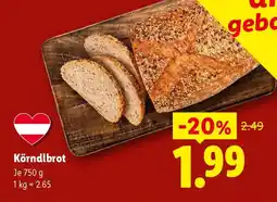 Lidl Körndlbrot Angebot