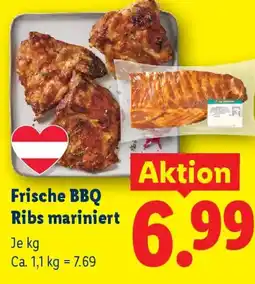 Lidl Frische BBQ Ribs mariniert Angebot
