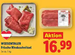 Lidl Wiesentaler frische rindsschnitzel Angebot